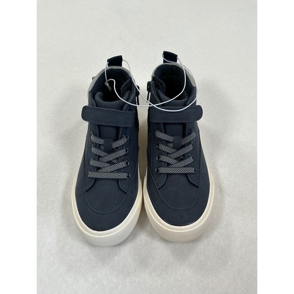 Cat & Jack Other - Cat & Jack Harlen Navy Blue High Top Sneakers Kids Size 13 Side Zip 093120142